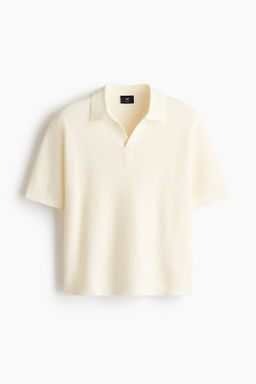 Polo en punto trenzado Regular Fit