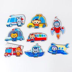 Пазлы логические Транспорт - Лесная мастерская фото 5