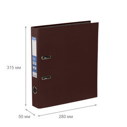 Expert Complete Регистратор PVC 50 мм 50 шт. Classic A4 арочный механ. (разб.) лён кофейный 2518091