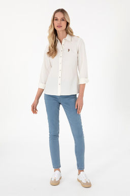 Kad_n Krem Uzun Kollu Basic G_mlek - U.s. polo assn фото 4