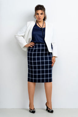 Костюм Aira Style 24-11 Молочно-синий