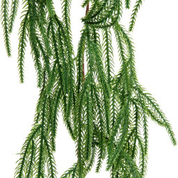 Гирлянда хвойная "Лесные лапки" 2,7 м резина (65 веток), Зеленый