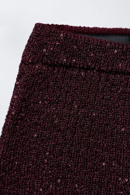 SEQUIN KNIT SKIRT - Zara фото 3