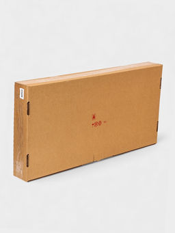 Плетёная корзина для белья с крышкой "Лён" 100л 43×32×80см, цвет белый