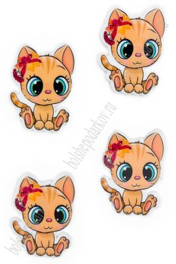 Кабошон-вырубка "Котёнок" 2,7*3,5 см (10 шт) SF-6034, №5
