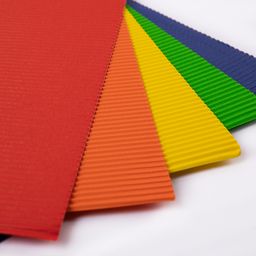 Лео Играй Картон цветной гофрированный LPCB-03 165 г/м2 A4 21 х 29.7 см 5 л. 5 цв  фото 6