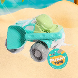 Набор для игры в песке «Джип», 4 предмета