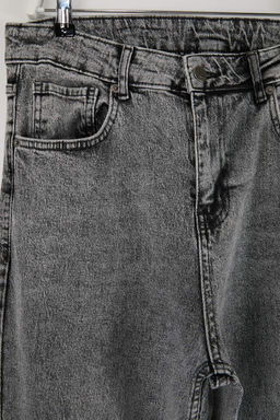 Gri Baggy/90s Straight Fit Jeans Bol Kot Pantolon TMNSS24JE00012