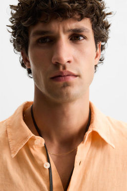 100% LINEN SHIRT - Zara фото 14