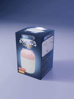 Настольный увлажнитель воздуха "Bear", pink, (портативный, USB)