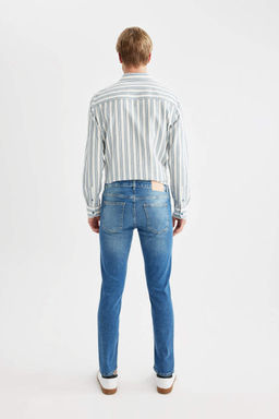 Джинсовые брюки скинни Carlo очень узкого кроя с нормальной талией и очень узкими штанинами - Defacto фото 7