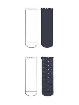 Носки PlayToday для девочки набор 4 пары комбинированные из хлопка  фото 4