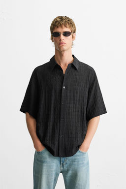 TEXTURED CHECK SHIRT - Zara фото 2