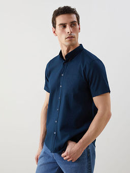 Regular Fit K?sa Kollu Arm?rl? Erkek G?mlek