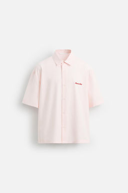 CONTRAST EMBROIDERY SHIRT - Zara фото 7
