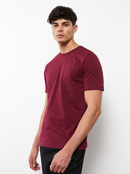 Bisiklet Yaka Penye Erkek Ti??rt