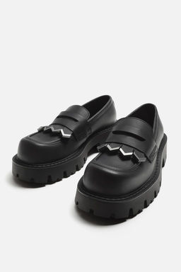 CHUNKY FRINGED LOAFERS - Zara фото 8