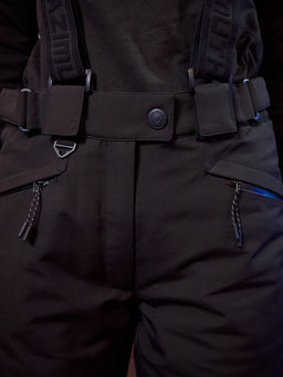Женские мембранные сноубордические / горнолыжные брюки Azimuth Снежное Созвездие 124/9415_10 Черный  фото 25