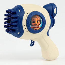 Генератор мыльных пузырей Зайчик, синий, 18?10?18 см - Funny toys фото 8