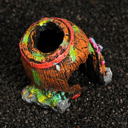 Декор-грот для аквариума Бочка, 11 х 9 х 10 см - Simaland фото 4