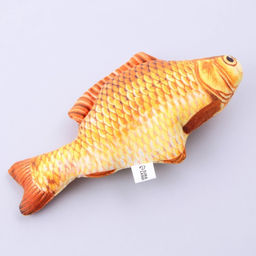 Игрушка для кошек с мятой Сазан из текстиля, 20 см - Пушистое счастье фото 2