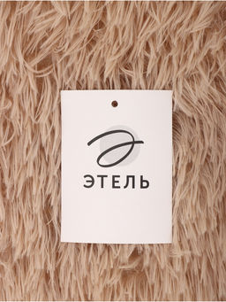 Ковер с ворсом Этель, d=120 см, бежевый  фото 4