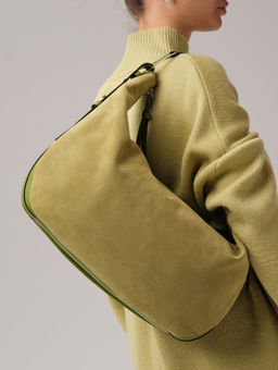 Сумка хобо Azaro 30861 зеленый бамбук