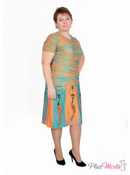 Платье Модель №20А размеры 46-64 - Plusmoda фото 5