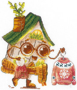 Набор для вышивания Сделай своими руками Д-30 Домик. Модник 13 х 15 см