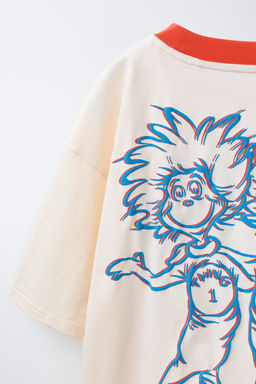 CAMISETA CONTRASTE THE CAT IN THE HAT DR. SEUSS / Crudo - Zara фото 4