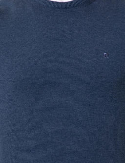 _ndigo Melanj Slim Fit Bisiklet Yaka Basic Triko Kazak - Pierre cardin фото 6