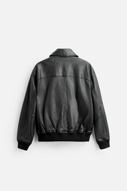 LEATHER JACKET - Zara фото 8