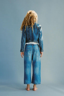 TRF RELAXED-FIT MID-RISE JEANS - Zara фото 9