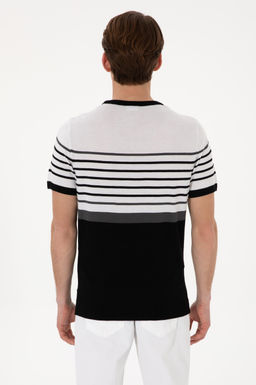 Erkek Slim Fit Bisiklet Yaka Siyah Ti__rt Sepette S_rpriz _ndirim - U.s. polo assn фото 5