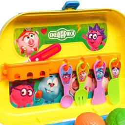 Игровой набор Весёлая кухня, Смешарики, с аксессуарами, в сумке  фото 4