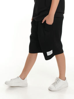 Шорты Багги Бермуды для мальчика 22-6979 черный - Mini maxi фото 6