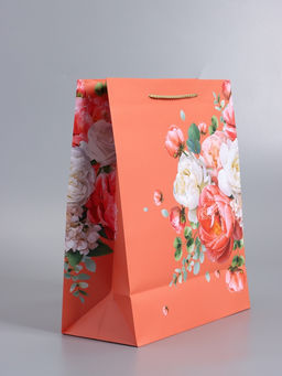 Пакет подарочный ламинированный «Нежность», 26×12×32 см