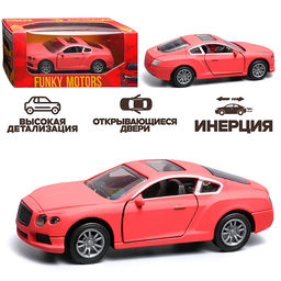 Красная инерционная машинка вид А die-cast , 1:32