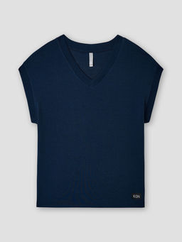 Темно-синий жилет