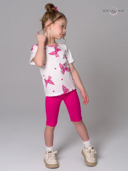 Костюм Актив алые бантики-фуксия - Sovalina фото 11