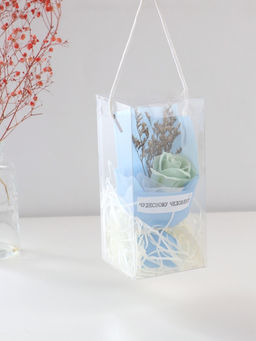 Букет из мыльных лепестков для ванны Роза подарочная в коробке, подарочный, голубой, 8.6?8.6?18.5 см - Simaland фото 5