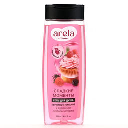 Гель для душа женский «Сладкие моменты», 250 мл, аромат ягодного десерта, ARELA