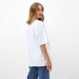 Футболка женская MINAKU: Exclusive print, белая, размер 50