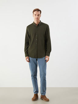 Regular Fit Uzun Kollu Arm?rl? Erkek G?mlek