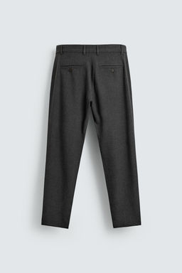 TEXTURED COMFORT TROUSERS - Zara фото 7