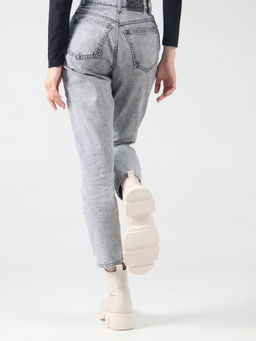 Ботинки 330.21074m.Бежевый/Шерсть