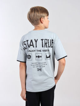 CRB wear / CWJB 63983-23-426 Футболка для мальчика,серый/Ex.Cherubino
