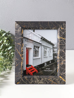 Фоторамка для фото 15×20 см «Гедеон», пластик, чёрный с под золотом, 26×21×2 см