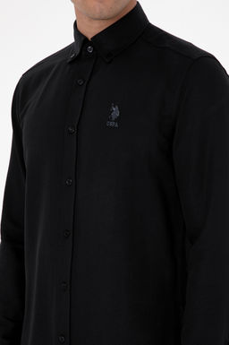 Erkek Siyah Uzun Kollu Basic G_mlek Sepette S_rpriz _ndirim - U.s. polo assn фото 7