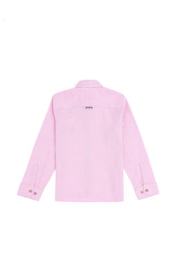 Фиолетовая базовая рубашка с длинным рукавом для мальчика Неожиданная скидка в корзине - U.s. polo assn фото 2